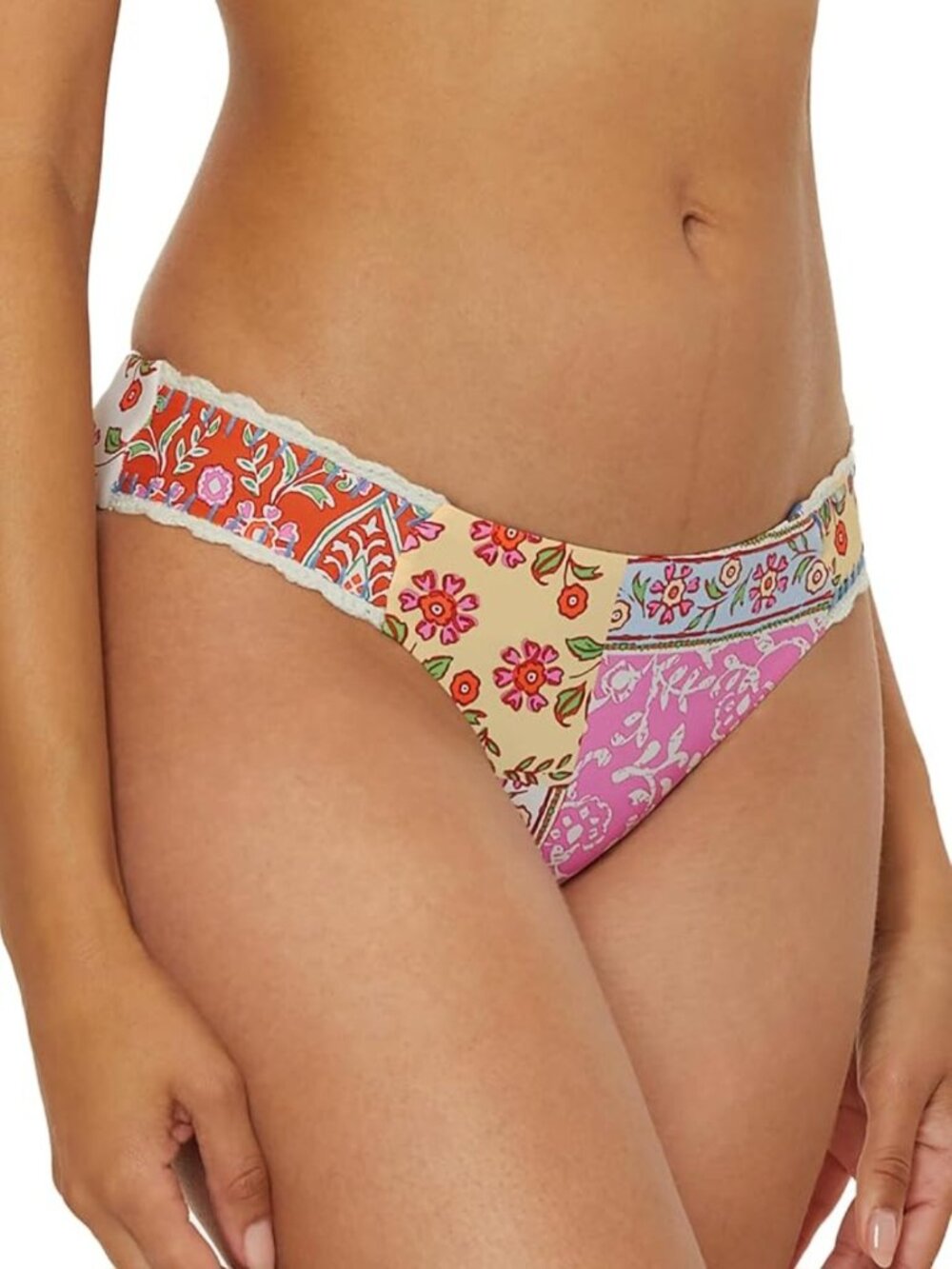 NWT Lucky Brand Seville Patchwork Bikini Set - Size Medium - Picture 6 of 11